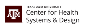 Center for Health Systems and Design horizontal logo with black text