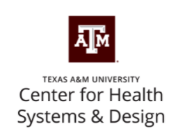 Center for Health Systems and Design vertical logo with black text