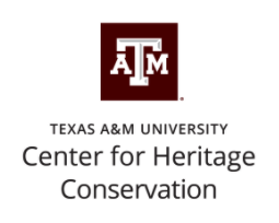 Center for Heritage Conservation vertical logo with black text