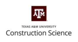 Department of Construction Science vertical logo with black text