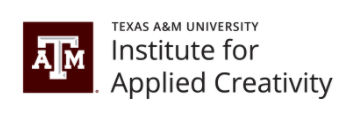 Institute for Applied Creativity horizontal logo with black text