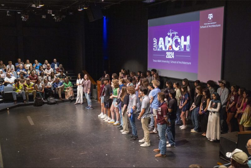 A group of students at Camp ARCH.