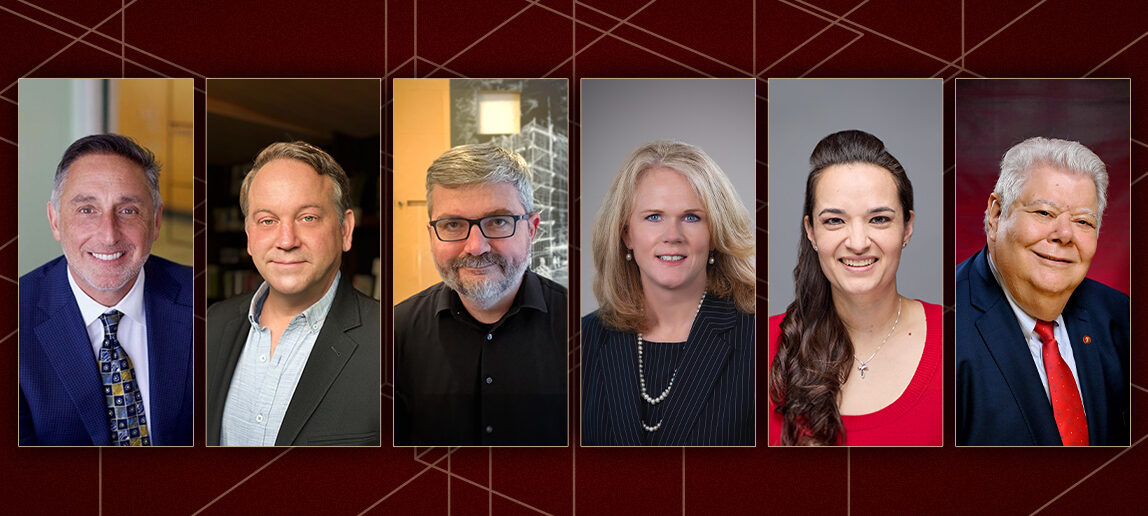 Graphic featuring individual headshots of the 2025 Outstanding Alumni.