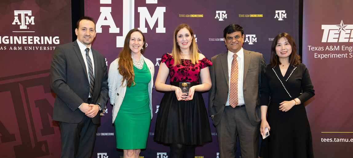 Research team receive award from Texas A&M Engineering Experiment Station